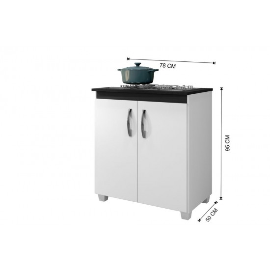 BALCÃO COOKTOP FOX - BRANCO BALCÃO COOKTOP FOX - BRANCO