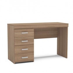 MESA MALTA 4 GAVETAS - CASTANHO 120 cm x 75,5 cm x 46,5 cm MESA MALTA 4 GAVETAS - CASTANHO 120 cm x 75,5 cm x 46,5 cm