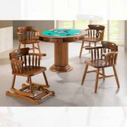 MESA PARA JOGOS DE CARTAS IMBUIA