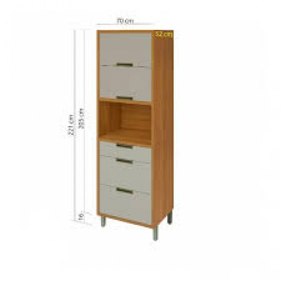 PANELEIRO 2 PORTAS 3 GAVETAS FORNO NESHER IMPERATRIZ 70CM 100% MDF FREIJO-OFF WHITE PANELEIRO 2 PORTAS 3 GAVETAS FORNO NESHER IMPERATRIZ 70CM 100% MDF FREIJO-OFF WHITE