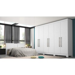 ROUPEIRO ALBA 6 PTS 100% MDF 245 x 237 x 55,8 ROUPEIRO ALBA 6 PTS 100% MDF 245 x 237 x 55,8