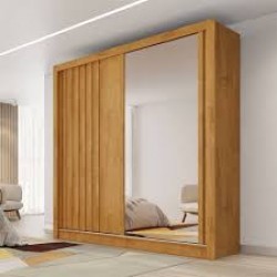 ROUPEIRO LUGANO 1 PORTA ESPELHO 1 PORTA RIPADA