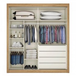 ROUPEIRO ZURIQUE 1PT ESPELHADA 100% MDF