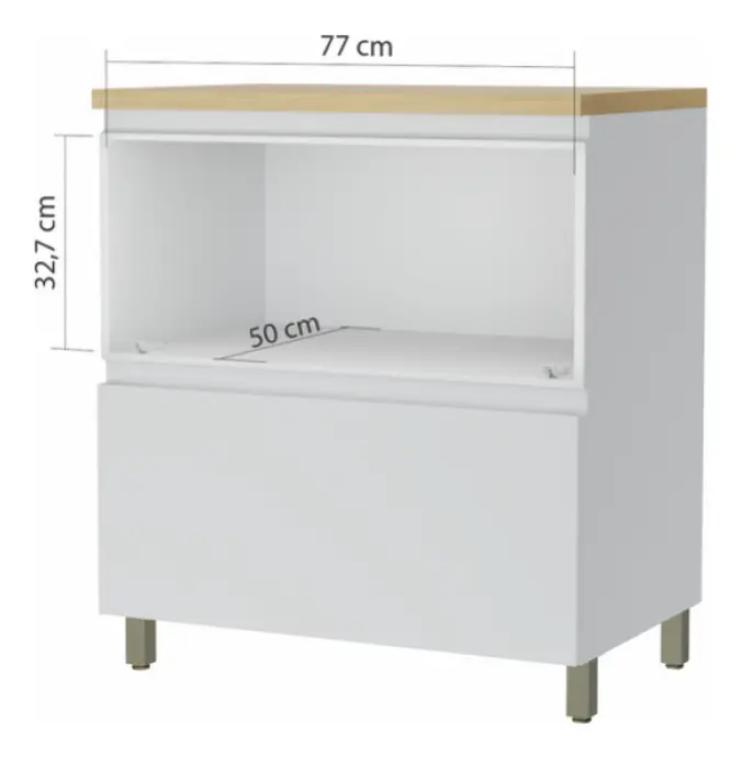 ARMARIO AEREO 2 PORTAS 80CM