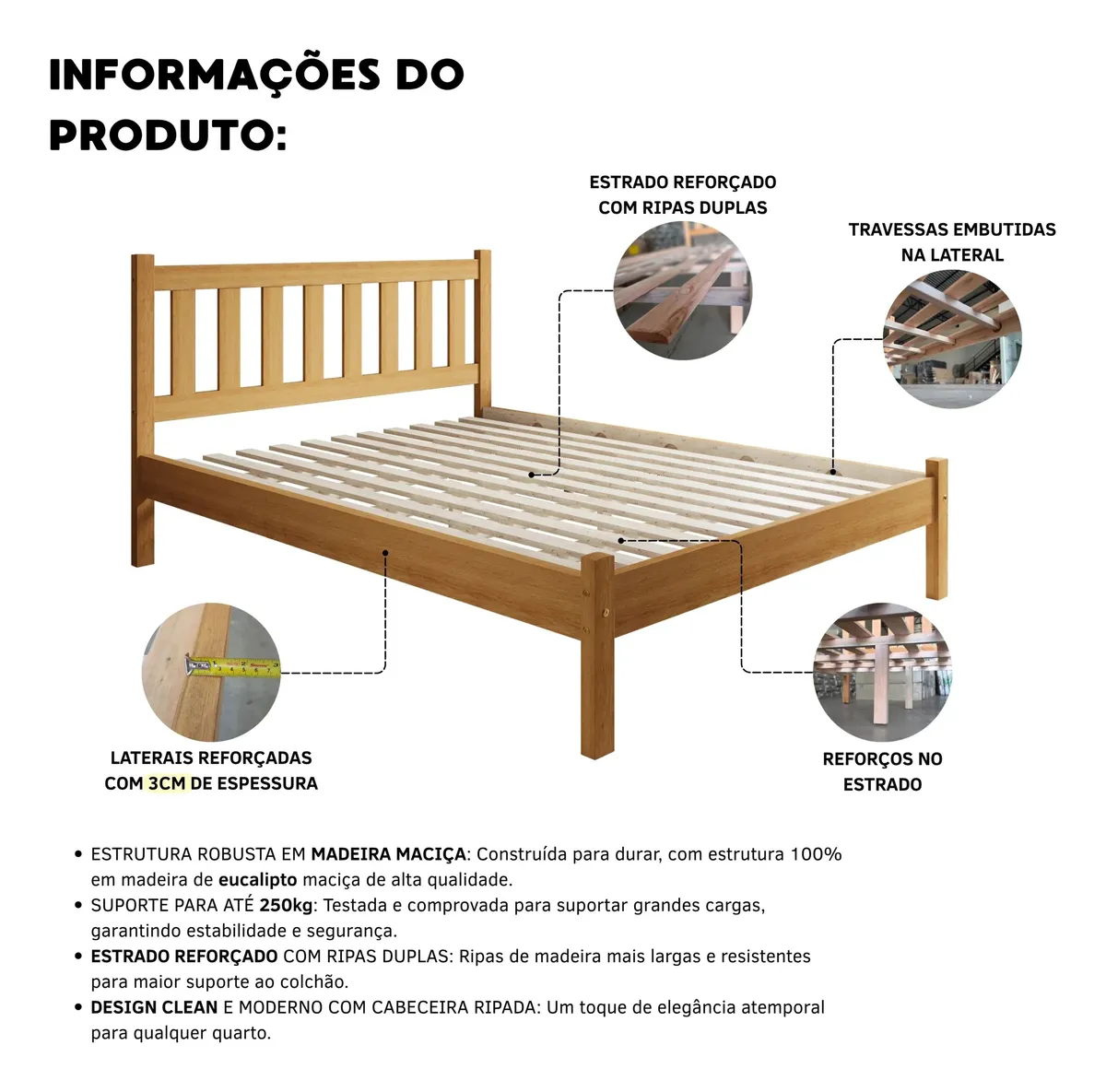 Cama Vitoria Casal  mel