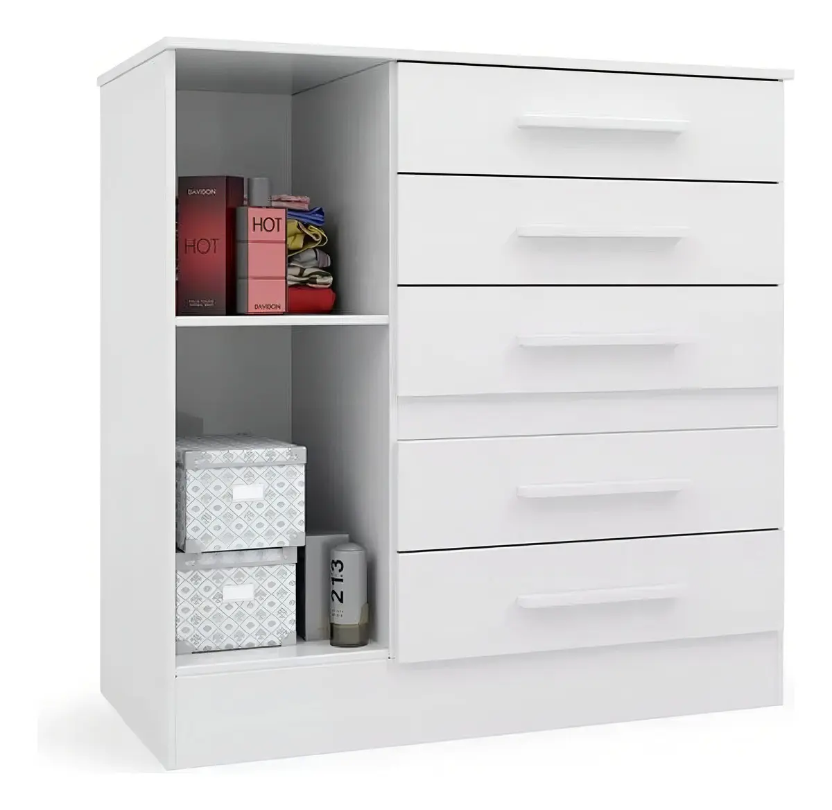COMODA 1 PORTA 5 GAVETAS ADVANTAGE RE 032094