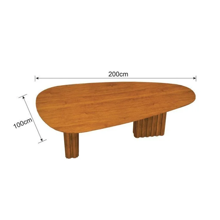 MESA DE JANTAR OVAL C/ 06 CADEIRAS