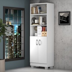 LIVREIRO OFFICE IARA - BRANCO