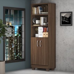 LIVREIRO OFFICE IARA - IMBUIA