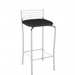 BANQUETA ALTA PB01  - PRETO