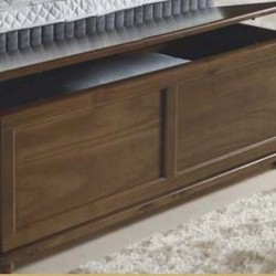 BAU SOLTEIRO - 93CM - IMBUIA CLARO