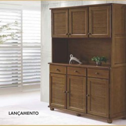 CONJUNTO MILANO 6 PORTAS - IMBUIA CLARO