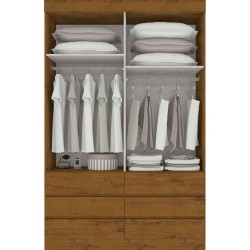 ROUPEIRO HERCULES PLUS C/ ESPELHO 2 PT 6 GV - ROVERE NATURARE