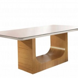 MESA COPACABANA 1,60 X 1,00 - CINAMOMO C/OFF WHITE