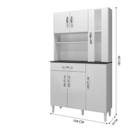 KIT MILÃO 6 PORTAS - BRANCO