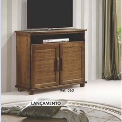 RACK APARADOR LOTUS - IMBUIA CLARO