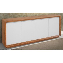 BUFFET MASTER 4 PORTAS - CINAMOMO C/OFF  WHITE
