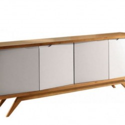 BUFFET VEGAS 4 PORTAS - CINAMOMO / OFF WHITE