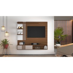 PAINEL SAFIRA - ROVERE / OFF WHITE