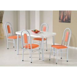 MESA ORQUÍDEA C/4 CADEIRAS - BRANCA