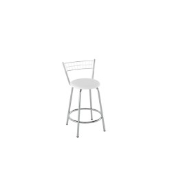 BANQUETA BAIXA PB06  -  BRANCO