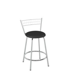 BANQUETA BAIXA PB06  -  PRETO
