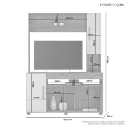 ESTANTE DOÇURA - NOBRE SOFT