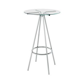 MESA BISTRÔ PM08 - VIDRO INCOLOR
