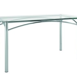 MESA RETANGULAR PM21 -VIDRO INCOLOR
