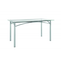 MESA RETANGULAR PM21 -VIDRO INCOLOR