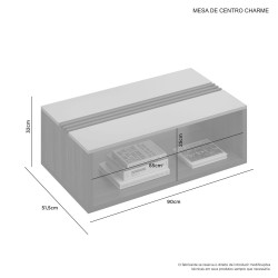 MESA DE CENTRO CHARME - ROVERE OFF