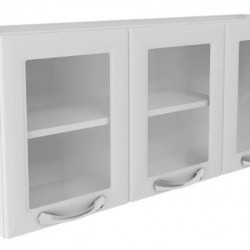 ARMÁRIO AÉREO C/VIDRO  3 PTS  IPV3-120 PREMIUM - BRANCO
