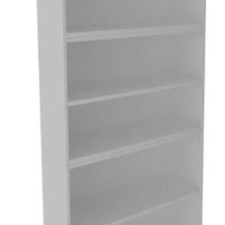 PANELEIRO DUPLO C/VIDROS 6 PTS IPLDV-80 NG PREMIUM - PRETO