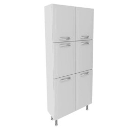 PANELEIRO DUPLO 6 PTS IPLD-80 PREMIUM - BRANCO