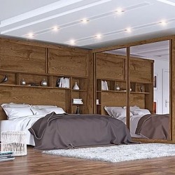 CONJUGADO FIRENZE PLUS 2 ESPELHOS 1920MM X 2640MM - BU OW BU
