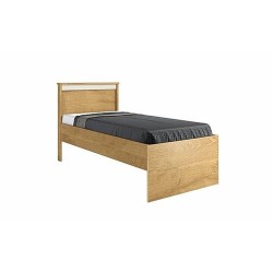 CAMA SOLTEIRO ZURIQUE - AMÊNDOA / OFF WHITE