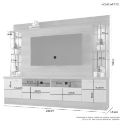 HOME AFETO - CACAU / OFF WHITE