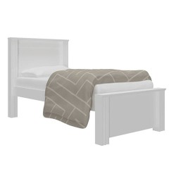 CAMA DE SOLTEIRO MONALISA - BRANCO