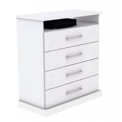 CÔMODA GUARANI PLUS - BRANCO ACETINADO