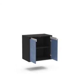 BALCÃO UNA - PRETO / AZUL VEL