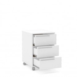 GAVETEIRO MAIA  3 GAVETAS - BRANCO 40 cm x 59,1 cm x 45 cm