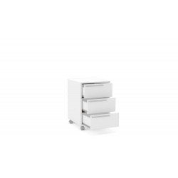 GAVETEIRO MAIA  3 GAVETAS - BRANCO 40 cm x 59,1 cm x 45 cm