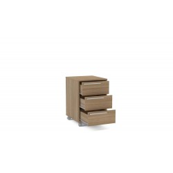 GAVETEIRO MAIA  3 GAVETAS - CASTANHO 40 cm x 59,1 cm x 45 cm