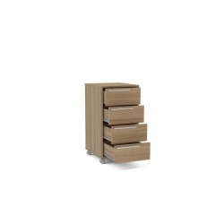 GAVETEIRO MAIA  4 GAVETAS - CASTANHO 40 cm x 75,8 cm x 45 cm