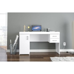 MESA MIRANDA - BRANCO 135 cm x 75,5 cm x 46,5 cm