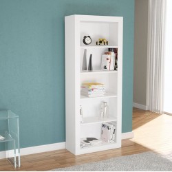 ESTANTE COM VISTAS - BRANCO 70,4 cm x 177,8 cm x 30,3 cm