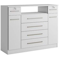 CÔMODA SAFIRA - BRANCO (FOSCO)