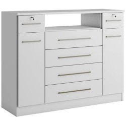 CÔMODA SAFIRA - BRANCO (FOSCO)