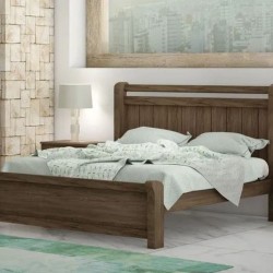 CAMA CASAL ZARA 1,40M - ÉBANO