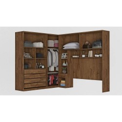 CONJUGADO CASAL IMOLA 100% MDF - BRAÚNA